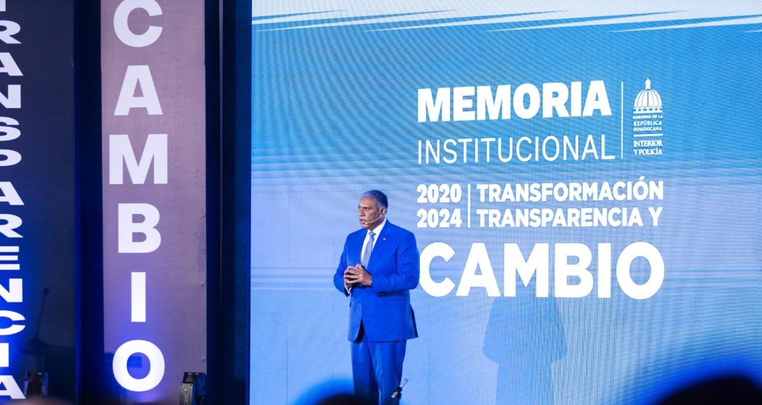 Ministerio de Interior y Policía llama a gran Pacto Nacional por la Paz; presenta sus ejecutorias del período 2020-2024